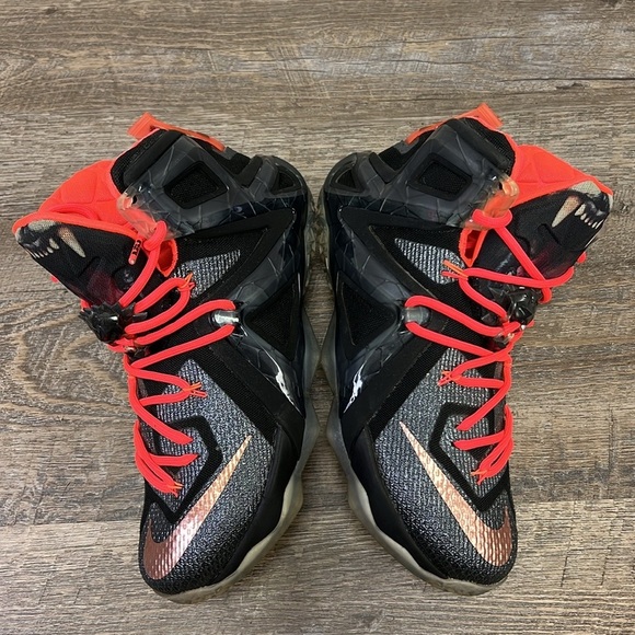 Nike LeBron 12 ‘Rose Gold’ 724559-091 Basketball Shoes Men’s Size 8 w/ Box main image 9